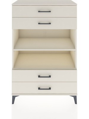 Hyperion Dolap 2 Raflı 4 Çekmeceli 88X44X134 Aytaşı-Aytaşı