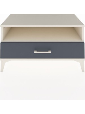 Hyperion Şifonyer Tek Raflı Tek Çekmeceli 88X44X48 Aytaşı-Antrasit