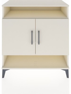 Hyperion Şifonyer 4 Raflı 2 Kapaklı 88X44X96 Aytaşı-Aytaşı