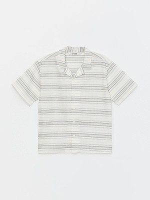 Lc Waikiki Yeni Sezon Rahat Kalıp Keten Karışımlı Erkek Çocuk Gömlek