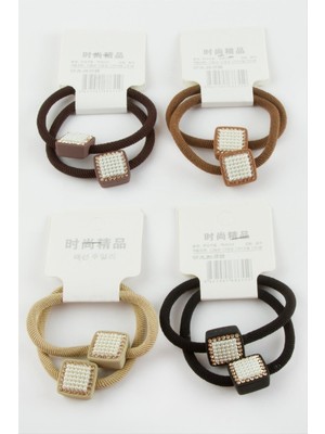 Kare Inci Lastikli Toka 2 Adet