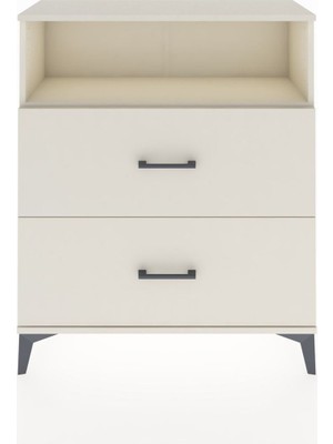 Arges Şifonyer Tek Raflı 2 Çekmeceli 88X30X106 Aytaşı-Aytaşı