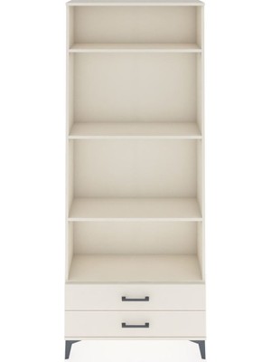 Arges Dolap 4 Raflı 2 Çekmeceli 88X30X221 Aytaşı-Aytaşı