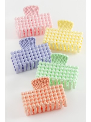 Dikdörtgen Renkli Mandal Toka 6 cm