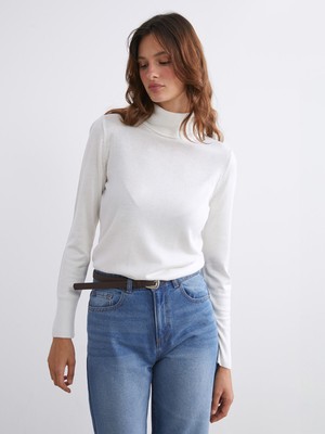 Lc Waikiki Yeni Sezon Balıkçı Yaka Kadın Triko Kazak