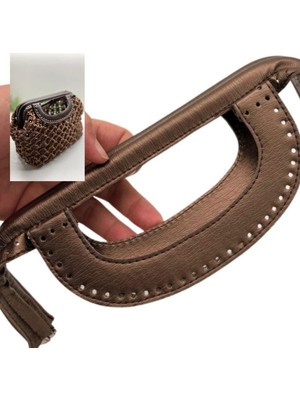 Angel Çanta Aksesuar 25 cm Suni Derili Bakır Renk Gizli Çanta Bursu Yeni Model