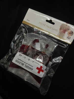 Dükkan Design Büyük Boy (75ML) Serum Hortumlu Yapay Kan Torbası