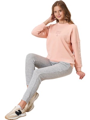 Poleren 8522 Kadın Kışlık Uzun Kollu Pijama Takım