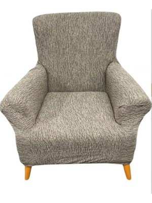 Koltuk Örtüsü Koltuk Kılıfı Streç Lastikli Esnek Yıkanabilir Pamuklu Jakarlı Desen Tekli(Tek Adet)