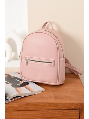 Kadın Lüks Ayarlanabilr Sade Şık Askılı Modern Sırt Çantası