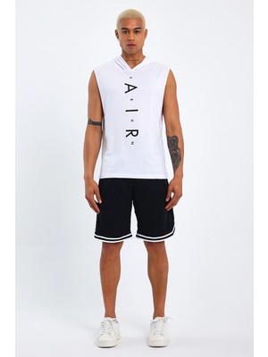 Süperlife Erkek Kapşonlu Standart &regular Fit  Aır Baskılı Tişort SPR21Y07