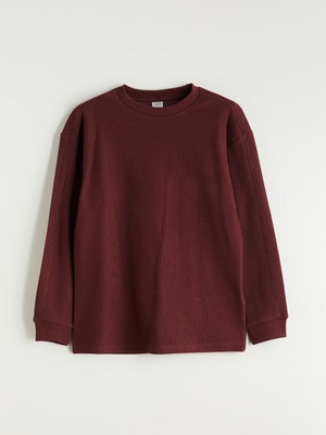 Lc Waikiki Yeni Sezon Bisiklet Yaka Dokulu Erkek Çocuk Tişört