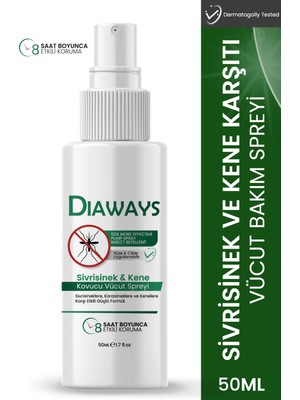 Sivrisinek ve Kene Sinek Kovucuq Koruyucu Doğal Bitki Özlü Tüm Vücut Için Seyahat Tatil Boy Spreyi
