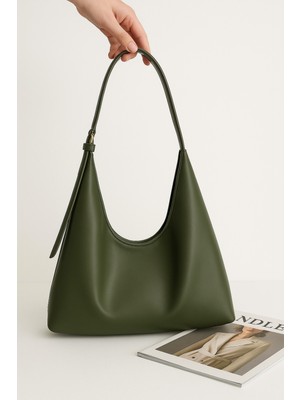 Lüks Hobo Deri Omuz Çantası