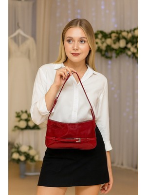 Parlak Lüks Cerry Omuz Çantası