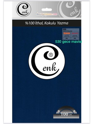3001 Cenk 100 cm Düz Poşetli Yazma