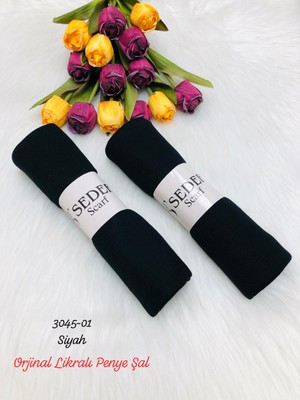 3045 Lüks Likralı Penye Şal