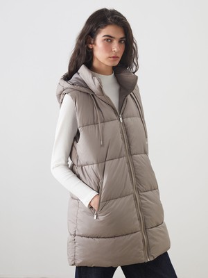 Lc Waikiki Yeni Sezon Kapüşonlu Kadın Şişme Yelek