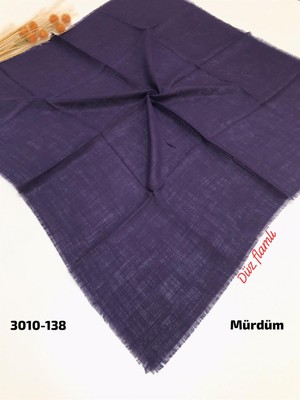 3010 Düz Flamlı Eşarp