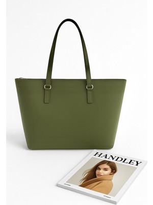 Klasik Shopper Büyük Kapasiteli Omuz Çantası
