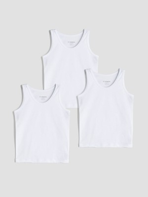 Lc Waikiki Yeni Sezon Bisiklet Yaka Erkek Çocuk Atlet 3'lü