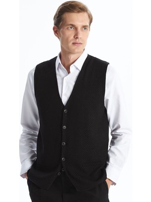 Lc Waikiki Yeni Sezon Standart Kalıp V Yaka Erkek Triko Yelek