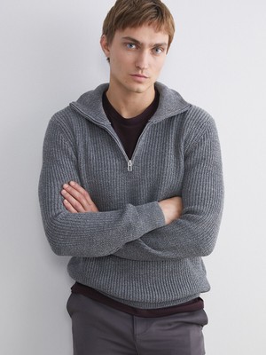 Lc Waikiki Yeni Sezon Dik Yaka Erkek Triko Kazak