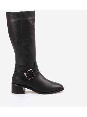 Kemal Tanca Hakiki Deri Kadın Çizme 26-103554K