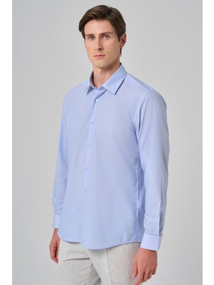  Erkek A. Mavi Trend Regular Fit Gömlek