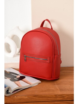 Kadın Lüks Ayarlanabilr Sade Şık Askılı Modern Sırt Çantası