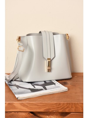 Kadın 3 Bölmeli Elden Tutmalı Omuzdan Asmalı Kaliteli Çanta