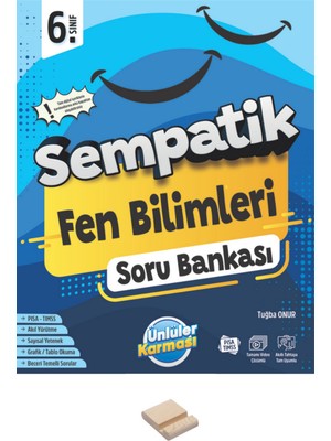 6. Sınıf Sempatik Fen Bilimleri Soru Bankası + Telefon Standı
