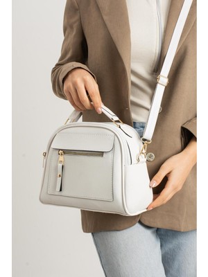 Lüks Klasik Çok Bölmeli El ve Omuz Çantası