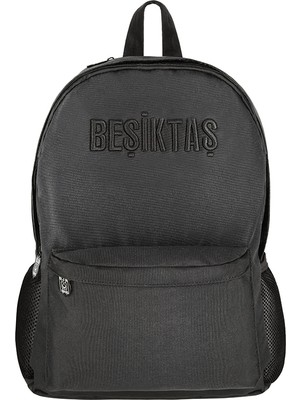 Beşiktaş Nakış Yazılı Kanvas Sırt Çantası