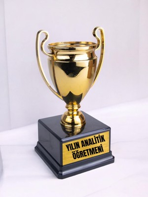 Yılın Analitik Öğretmeni 23 cm Hediyelik - En Iyi Öğretmenler Günü Hediyesi, Erkek Öğretmen Hediye