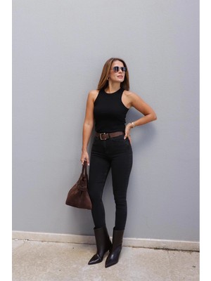 Antrasit Skinny Jean