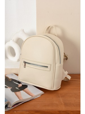 Kadın Lüks Ayarlanabilr Sade Şık Askılı Modern Sırt Çantası