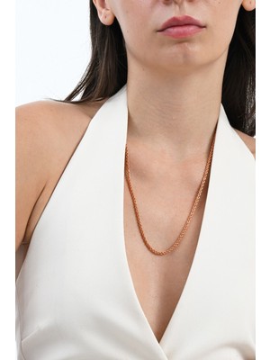 925 Ayar Gümüş Burgu Modeli Gümüş Halat Zincir