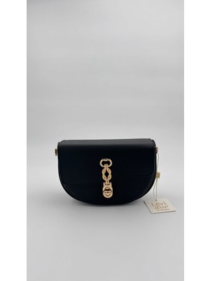 Levidor Siyah Kapak Tokalı El Çantası Orijinal Levid'or