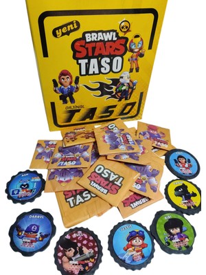 Brawl Stars Karakter Taso 40 Adet Renkli Koleksiyon Taso | Mini Sürpriz Oyuncak ve Hediye Paketli