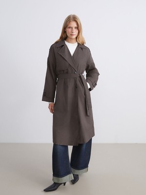 Lc Waikiki Yeni Sezon Ceket Yaka Kadın Trençkot