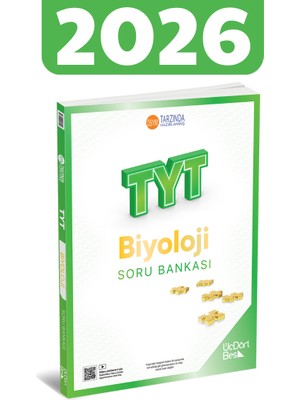 Üç Dört Beş Yayınları 2026 345 Tyt Biyoloji Soru Bankası