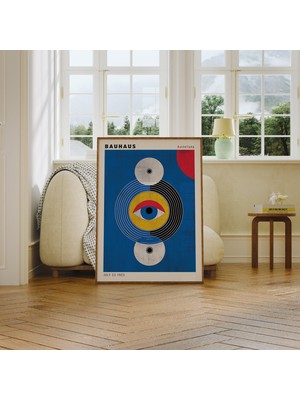 Bauhaus Poster, Bauhaus, Soyut Duvar Sanatı, Orta Yüzyıl Modern, Sergi Posteri