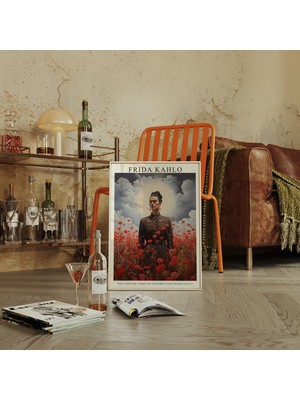 Gül Bahçesi'nde Frida Kahlo Poster, Frida Khalo