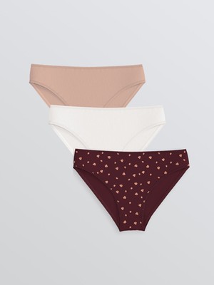 Lc Waikiki Yeni Sezon Baskılı Bikini Külot 3'lü