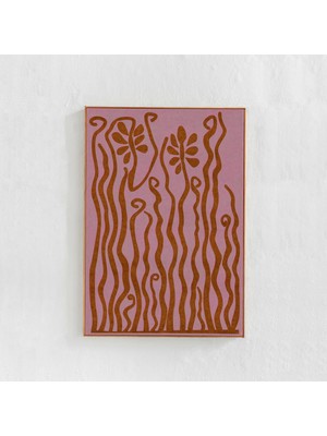 Modern Iskandinav, Pembe ve Turuncu Sanat: Iskandinav Bohem Dekoru