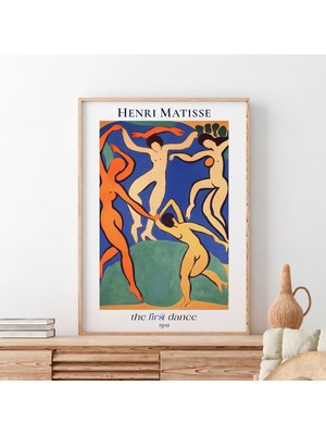 Matisse, Ilk Dans, Henri Matisse, Matisse Duvar Sanatı, Ünlü Tablo, Matisse
