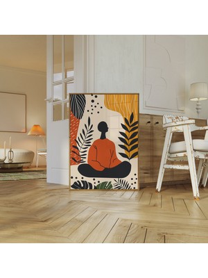 Henri Matisse'den Esinlenilmiş, Yoga Sanatı, Soyut Duvar Sanatı, Matisse Duvar Sanatı