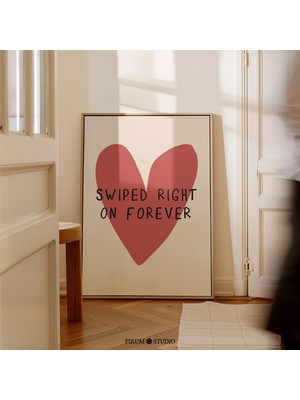 Forever Trendy ve Tuhaf Sevgililer Günü Duvar Sanatı - Sevimli ve Modern Aşk Posteri Eklektik Daire Dekoru'nda Sağa Kaydırıldı |