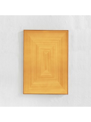 Soyut Sanat: Sarı Hardal Poster